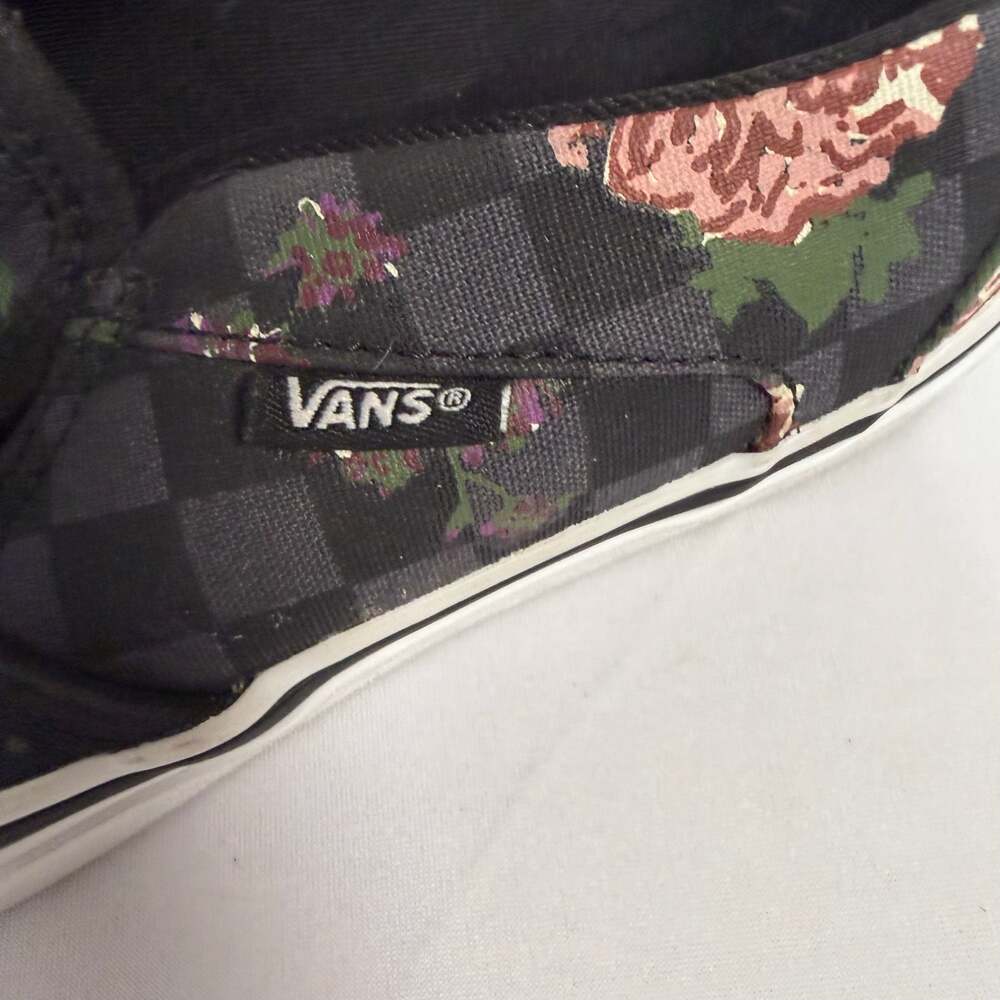 Vans Classic Slip-On Checkerboard Floral Sneakers Women's Size 6.5 - Picture 3 of 7